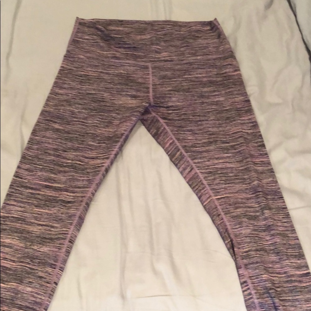 High waisted lululemon crop leggings